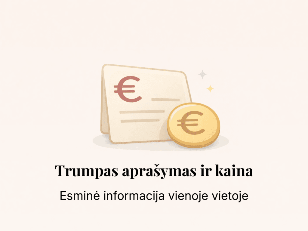 užsiėmimai mažyliams – kaina ir informacija